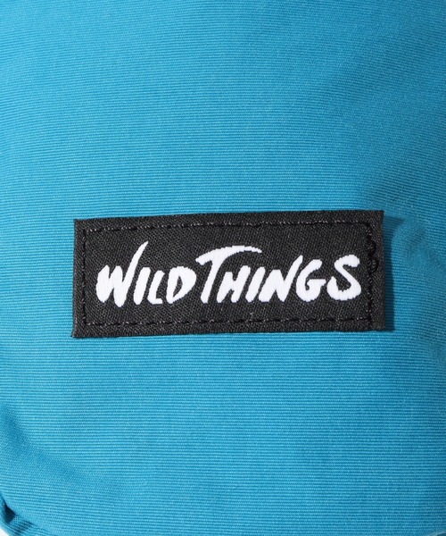 WILD THINGS(ワイルドシングス)の「WILD THINGS ナイロン 巾着ミニショルダーバッグ DELFY採用(ショルダーバッグ・メンズ・ブラック/ターコイズブルー/レッド/パープル・FREE)」の9枚目の写真