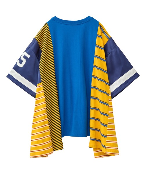 Candy Stripper（キャンディストリッパー）の「RUSH CHICK BORDER SWICHED トップス（Tシャツ/カットソー・レディース・ピンク/ブルー/エメラルド・FREE）」の19枚目の写真