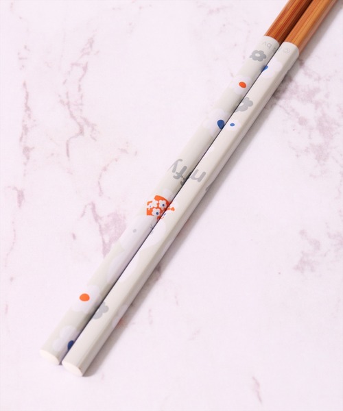 Miffy（ ミッフィー）の「(SK)【ミッフィー】すべり止め加工 天然竹 菜箸[33.0cm]（カトラリー・レディース・グレー系・ONE SIZE）」の8枚目の写真