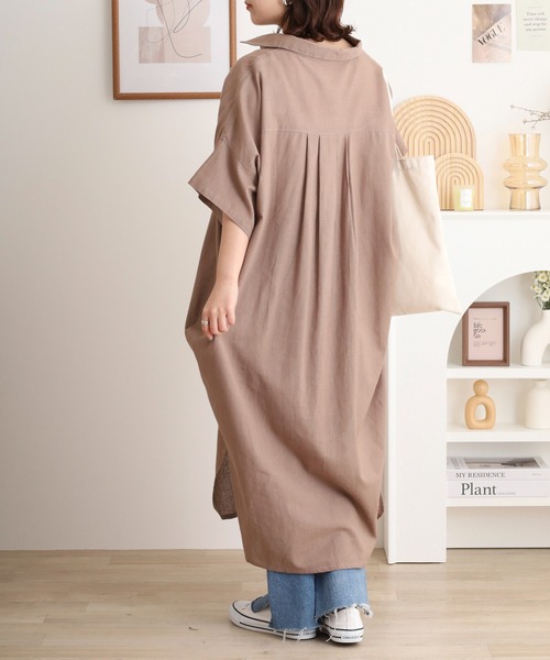 ミィーばぁばです✨ミズイロインド ギャザーワンピース+ichi 綿麻パンツ 楽天市場】miiThaaii ミーターイー コットン ネハワンピース