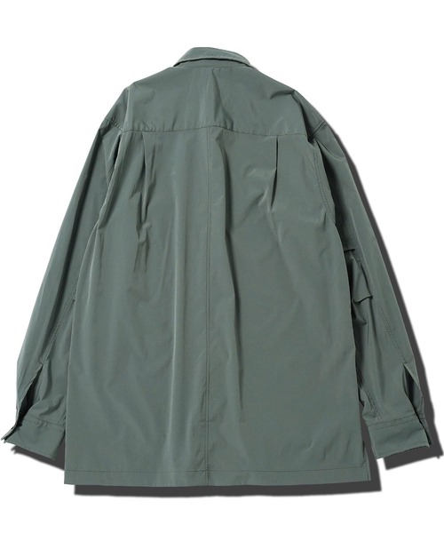 jiggys shop（ジギーズショップ）の「ポリエステルタフタ スナップボタン テックシャツ（シャツ/ブラウス・メンズ・チャコールグレー/カーキ/ブラック/ベージュ・MEDIUM/SMALL/X-LARGE/LARGE）」の20枚目の写真