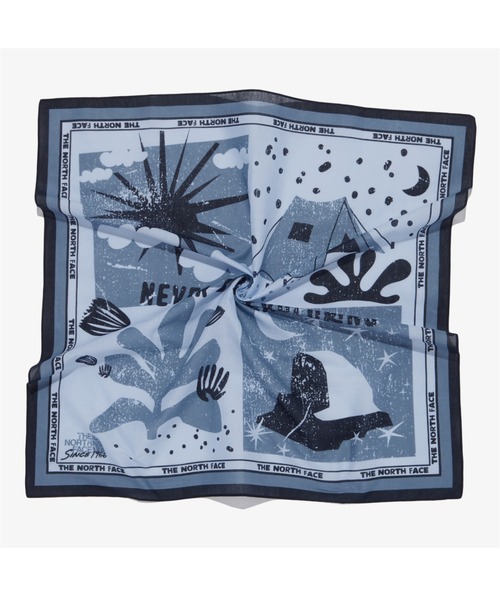 THE NORTH FACE(ザノースフェイス)の「THE NORTH FACE(ザ・ノースフェイス)/コットン プリント バンダナ スカーフ/BANDANA_PINE CONE(バンダナ/スカーフ・レディース・ネイビー/ピンク・FREE)」の14枚目の写真