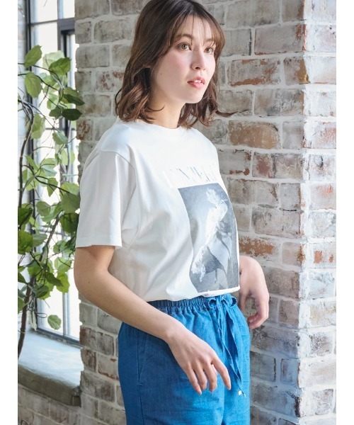 トップス Tシャツ プリント コットン 吸水速乾 フォトT 30代 40代 大人カジュアル 春夏 レディース　Hunch　機能性転写プリントTシャツ メール便可/ma3 BARNYARDSTORM tシャツ / CITY フォトT「吸水速乾」「「ネルソン