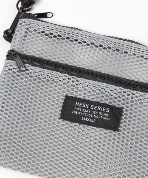 セール】メッシュダブルポケットショルダーバッグ / 284116