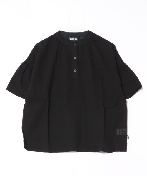 Eddie Bauer（エディーバウアー）の「プレイド シアーブラウス（シャツ/ブラウス・レディース・ライトベージュ/サックスブルー/ブラック・XL/L/M/S）」の17枚目の写真