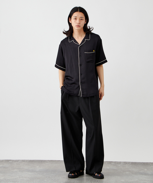 PENDLETON(ペンドルトン)の「【PENDLETON / ペンドルトン】パイピングオープンカラーシャツ(シャツ/ブラウス・メンズ・ブラック/ホワイト・SMALL/MEDIUM)」の3枚目の写真