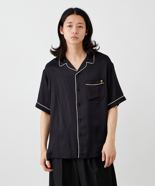 PENDLETON(ペンドルトン)の「【PENDLETON / ペンドルトン】パイピングオープンカラーシャツ(シャツ/ブラウス・メンズ・ブラック/ホワイト・SMALL/MEDIUM)」の4枚目の写真