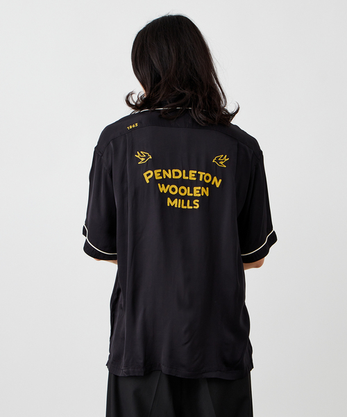 PENDLETON(ペンドルトン)の「【PENDLETON / ペンドルトン】パイピングオープンカラーシャツ(シャツ/ブラウス・メンズ・ブラック/ホワイト・SMALL/MEDIUM)」の6枚目の写真