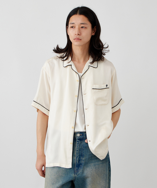 PENDLETON(ペンドルトン)の「【PENDLETON / ペンドルトン】パイピングオープンカラーシャツ(シャツ/ブラウス・メンズ・ブラック/ホワイト・SMALL/MEDIUM)」の8枚目の写真