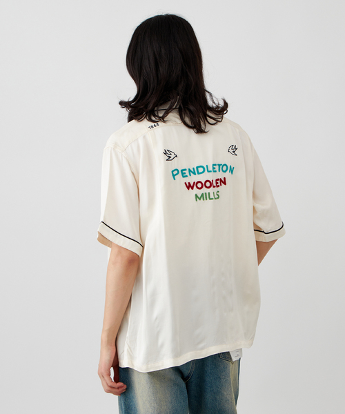 PENDLETON(ペンドルトン)の「【PENDLETON / ペンドルトン】パイピングオープンカラーシャツ(シャツ/ブラウス・メンズ・ブラック/ホワイト・SMALL/MEDIUM)」の10枚目の写真