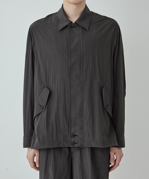 ウェイブナイロンジップブルゾン　UNITED TOKYO ウェイブナイロンジップブルゾン(1 BLACK): : メンズ｜UNITED