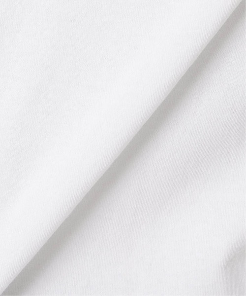 ➀【JOURNAL STANDARD relume】白 刺繍ロゴフレンチTEE JOURNAL STANDARD relume tシャツ 「追加」刺繍ロゴフレンチTEE