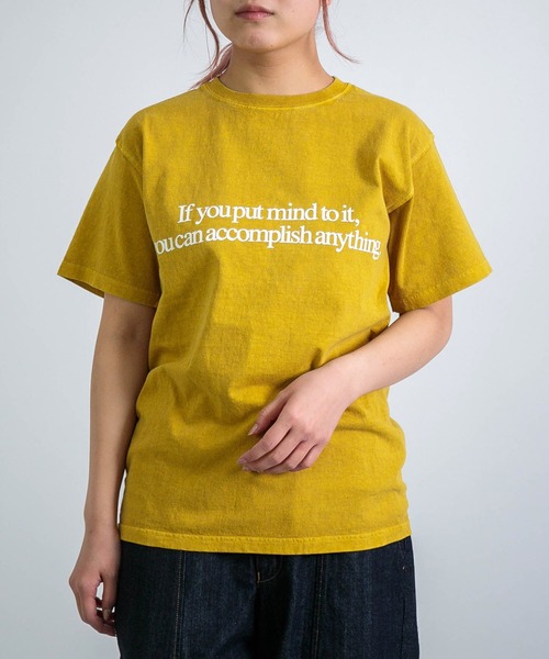 tシャツ 「D.M.G / ディーエムジー」 US天竺 SSプリントTee 「if you~/BTTF」 レディース D.M.G. tシャツ 「D.M.G / ディーエムジー」 US天竺 SSプリント