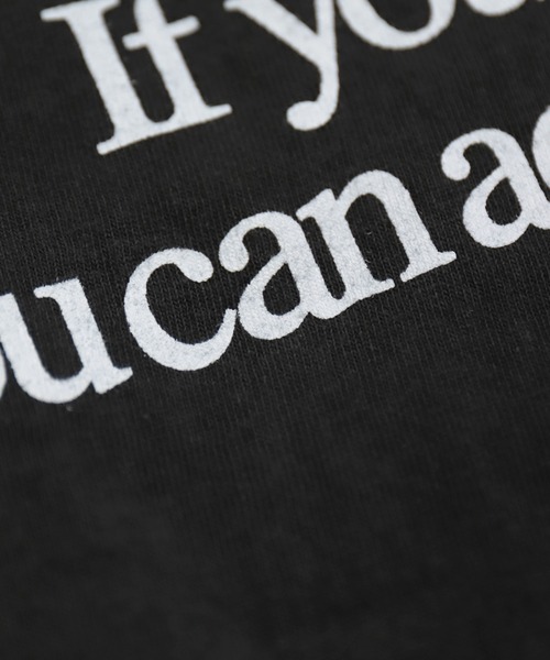 D.M.G.（ドミンゴ）の「[D.M.G / ディーエムジー] US天竺 SSプリントTee 【if you~/BTTF】（Tシャツ/カットソー・レディース・ゴールド/オフホワイト/ブラック・M/S）」の21枚目の写真