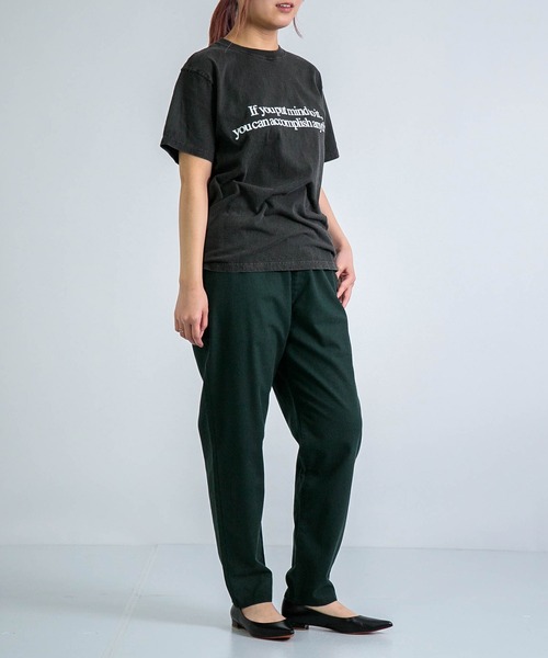 D.M.G.（ドミンゴ）の「[D.M.G / ディーエムジー] US天竺 SSプリントTee 【if you~/BTTF】（Tシャツ/カットソー・レディース・ゴールド/オフホワイト/ブラック・M/S）」の19枚目の写真