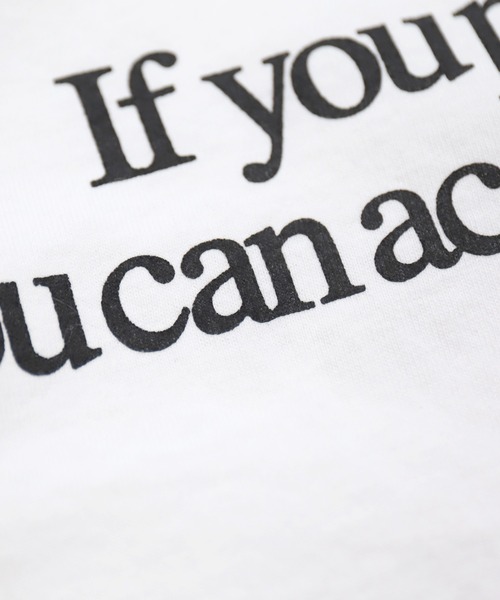 D.M.G.（ドミンゴ）の「[D.M.G / ディーエムジー] US天竺 SSプリントTee 【if you~/BTTF】（Tシャツ/カットソー・レディース・ゴールド/オフホワイト/ブラック・M/S）」の15枚目の写真