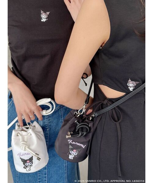 MERCURYDUO（マーキュリーデュオ）の「【メロクロコラボ】クロミキンチャクショルダーバック（ショルダーバッグ・レディース・オフホワイト/ブラック・FREE）」の9枚目の写真