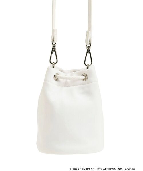 MERCURYDUO（マーキュリーデュオ）の「【メロクロコラボ】クロミキンチャクショルダーバック（ショルダーバッグ・レディース・オフホワイト/ブラック・FREE）」の16枚目の写真