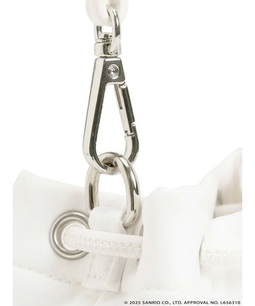 MERCURYDUO（マーキュリーデュオ）の「【メロクロコラボ】クロミキンチャクショルダーバック（ショルダーバッグ・レディース・オフホワイト/ブラック・FREE）」の17枚目の写真