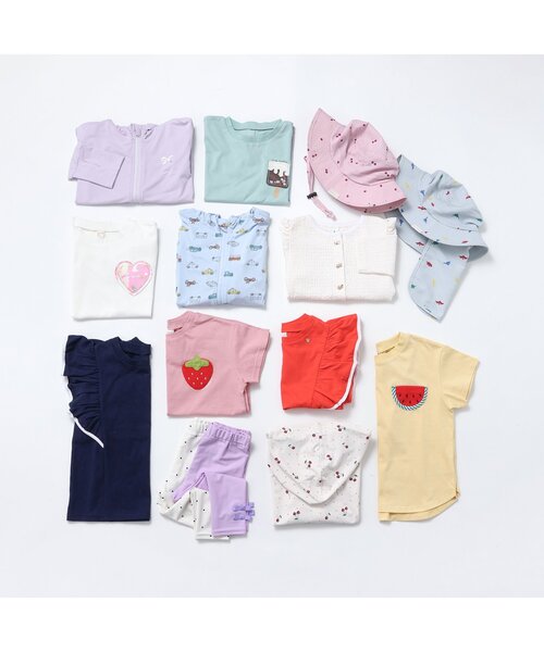 apres les cours(アプレレクール)の「【UVカット/速乾/接触冷感】モチーフポケット半袖Tシャツ_ジュニア対応(Tシャツ/カットソー・キッズ・アイボリー/ピンク/ミント/イエロー・120/130/100/110/80/90)」の19枚目の写真