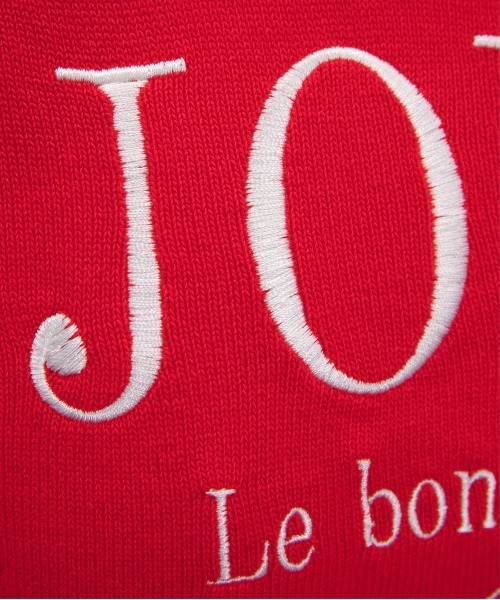 clear（クリア）の「ロゴ刺繍半袖ニットトップス[着回し力抜群 上品 大人 フェミニン]（ニット/セーター・レディース・グレー/レッド/アイボリー/ブラック/モカ/ボルドー・F）」の18枚目の写真