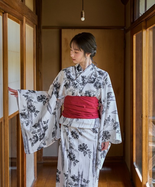 original floral pattern yukata / オリジナル花柄浴衣（浴衣