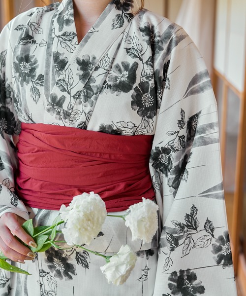original floral pattern yukata / オリジナル花柄浴衣（浴衣