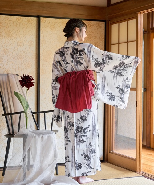 idem original flower YUKATA 浴衣