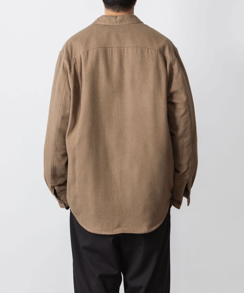 ATTACHMENT（アタッチメント）の「RY/CO/SI フランネル パディング L/Sシャツ / RY/CO/SI FLANNEL PADDING L/S SHIRT（シャツ/ブラウス・メンズ・ダークグレー/キャメル・2/1/3）」の5枚目の写真