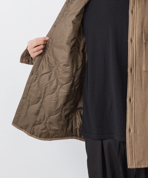 ATTACHMENT（アタッチメント）の「RY/CO/SI フランネル パディング L/Sシャツ / RY/CO/SI FLANNEL PADDING L/S SHIRT（シャツ/ブラウス・メンズ・ダークグレー/キャメル・2/1/3）」の7枚目の写真