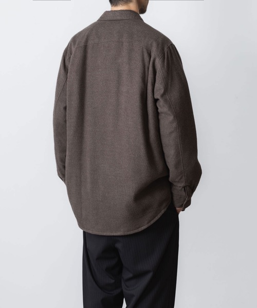 ATTACHMENT（アタッチメント）の「RY/CO/SI フランネル パディング L/Sシャツ / RY/CO/SI FLANNEL PADDING L/S SHIRT（シャツ/ブラウス・メンズ・ダークグレー/キャメル・2/1/3）」の11枚目の写真