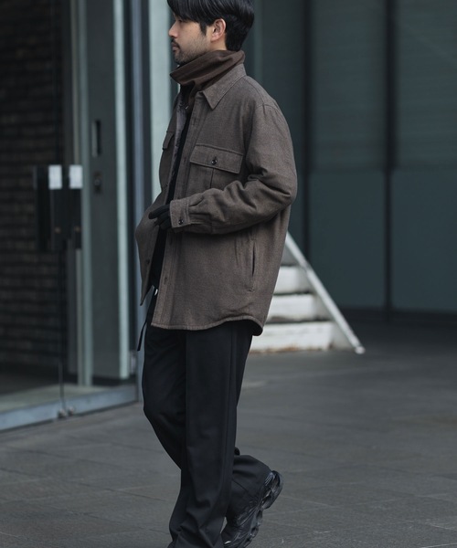 ATTACHMENT（アタッチメント）の「RY/CO/SI フランネル パディング L/Sシャツ / RY/CO/SI FLANNEL PADDING L/S SHIRT（シャツ/ブラウス・メンズ・ダークグレー/キャメル・2/1/3）」の17枚目の写真