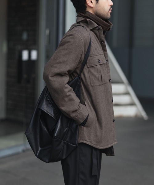ATTACHMENT（アタッチメント）の「RY/CO/SI フランネル パディング L/Sシャツ / RY/CO/SI FLANNEL PADDING L/S SHIRT（シャツ/ブラウス・メンズ・ダークグレー/キャメル・2/1/3）」の19枚目の写真