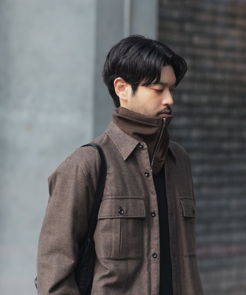 ATTACHMENT（アタッチメント）の「RY/CO/SI フランネル パディング L/Sシャツ / RY/CO/SI FLANNEL PADDING L/S SHIRT（シャツ/ブラウス・メンズ・ダークグレー/キャメル・2/1/3）」の20枚目の写真