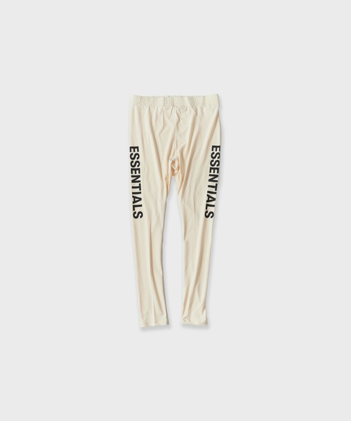 FOG ESSENTIALS(エフオージーエッセンシャルズ)の「FOG ESSENTIALS/エッセンシャルズ COMPRESSION LOGO LEGGINGS レギンス(レギンス/スパッツ・メンズ・ブラック/クリーム/ライトグレー・XL)」の1枚目の写真