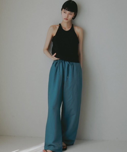 A part by（アパートバイ）の「アメスリメッシュニット（キャミソール・レディース・オフホワイト/ブラック/ピンク・FREE）」の14枚目の写真