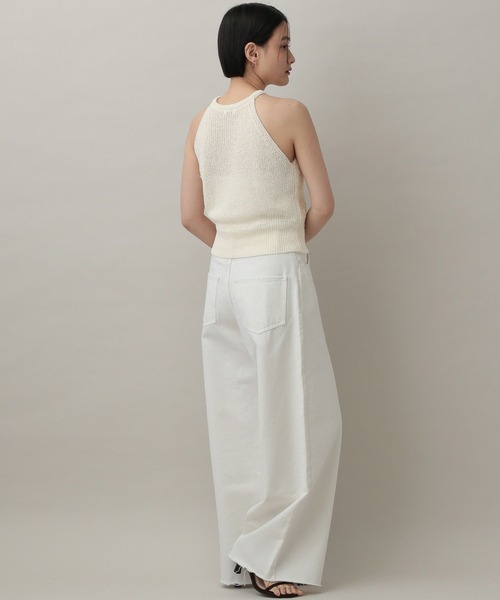 A part by（アパートバイ）の「アメスリメッシュニット（キャミソール・レディース・オフホワイト/ブラック/ピンク・FREE）」の9枚目の写真