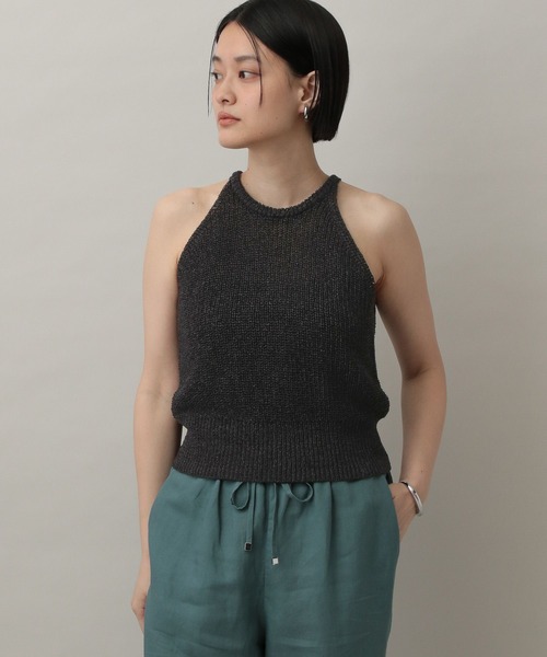 A part by（アパートバイ）の「アメスリメッシュニット（キャミソール・レディース・オフホワイト/ブラック/ピンク・FREE）」の18枚目の写真