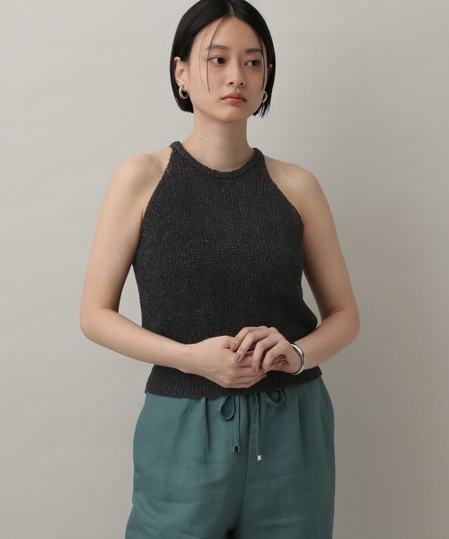 A part by（アパートバイ）の「アメスリメッシュニット（キャミソール・レディース・オフホワイト/ブラック/ピンク・FREE）」の19枚目の写真