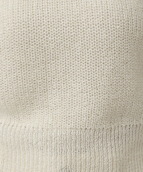 A part by（アパートバイ）の「アメスリメッシュニット（キャミソール・レディース・オフホワイト/ブラック/ピンク・FREE）」の13枚目の写真