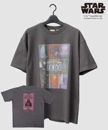 STAR WARS 古着風 両面 コラージュプリント Tシャツ ビッグシルエット(エピソード6 ジェダイの復帰)