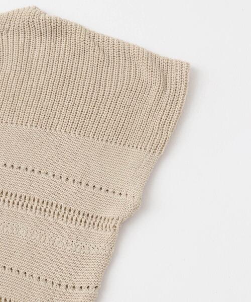 ITEMS URBANRESEARCH(アイテムズ アーバンリサーチ)の「ミックスパターンフレンチニット(ニット/セーター・レディース・その他1/ブラウン/ライトベージュ・FREE)」の21枚目の写真