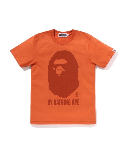 A BATHING APE(アベイシングエイプ)の「OVERDYE BY BATHING APE TEE(Tシャツ/カットソー・レディース・オレンジ/ピンク/グリーン・X-SMALL/SMALL/XX-SMALL)」の3枚目の写真