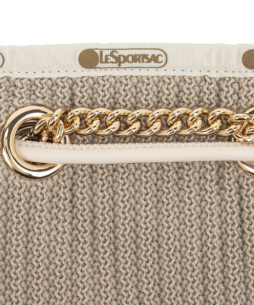 CHAIN CROCHET SM BUCKET ベージュクロシェ（トートバッグ