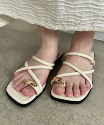 mellowneon | メタルリングサンダル(サンダル)