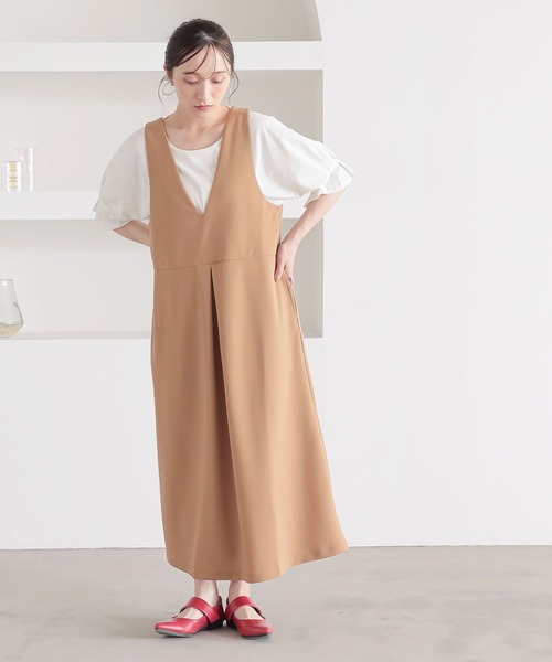 n'OrLABEL（ノアールレーベル）の「【接触冷感】タックドルマンカットソー（Tシャツ/カットソー・レディース・オレンジ/オフホワイト/ブラック・2/1）」の16枚目の写真