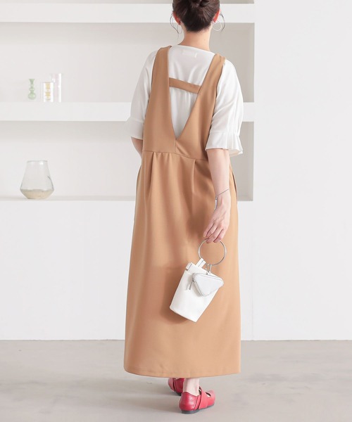 n'OrLABEL（ノアールレーベル）の「【接触冷感】タックドルマンカットソー（Tシャツ/カットソー・レディース・オレンジ/オフホワイト/ブラック・2/1）」の17枚目の写真