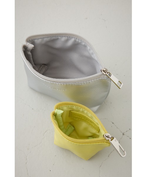 AZUL by moussy（アズールバイマウジー）の「2サイズポーチセット（ポーチ・レディース・シルバー/ブラック・FREE）」の14枚目の写真