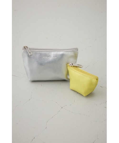 AZUL by moussy（アズールバイマウジー）の「2サイズポーチセット（ポーチ・レディース・シルバー/ブラック・FREE）」の13枚目の写真
