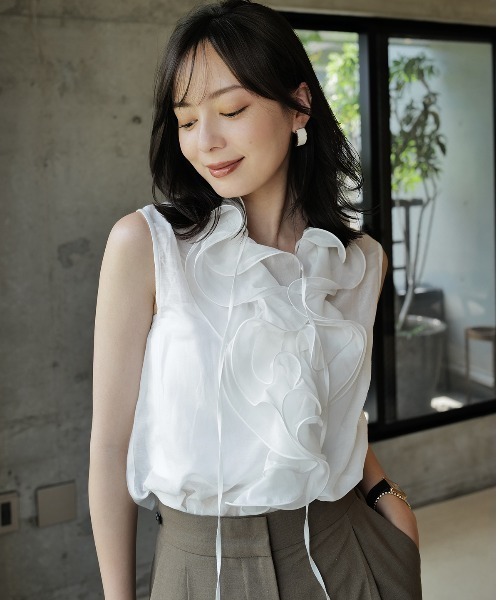 araks シルクブラウス